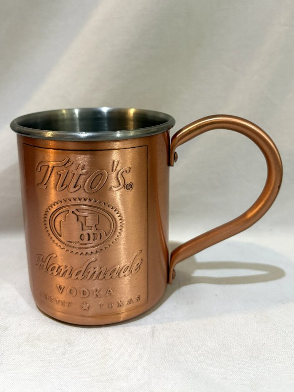 Tito's Handmade Vodka Copper Moscow Mule Mug Austin Texas